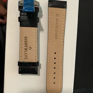 Montblanc 22mm Alligator leather Watch Strap band